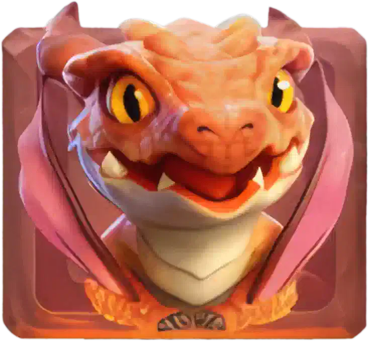 Dragãozinho de Fogo símbolo Dragon Hatch